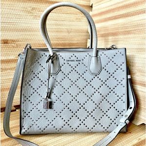 Michael Kors  Gray Satchel Purse